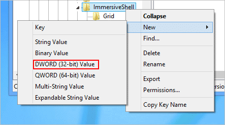 Create new DWORD values create-new-dword-value-registry-windows-8