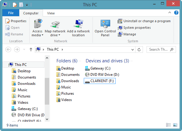 USB drives added in Windows 8.1 usb-drive-windows-8.1