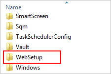 open-websetup-folder