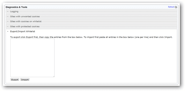 export/import-whitelist