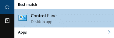 Open Control Panel
