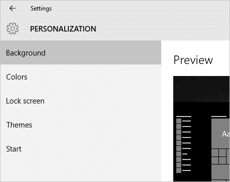 Personalization settings personalization-settings