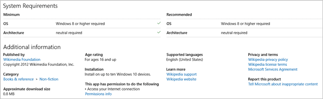 System requirements for Windows Store apps