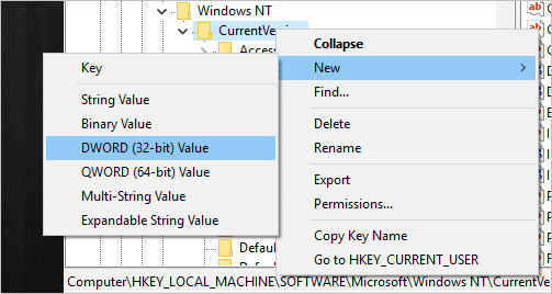 (4) create new key (4) create new key