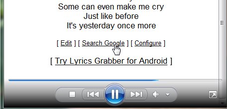 clicking-search-google-in-lyrics-plugin