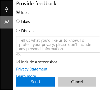 cortana-provide-feedback