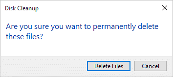 confirm-disk-cleanup-process