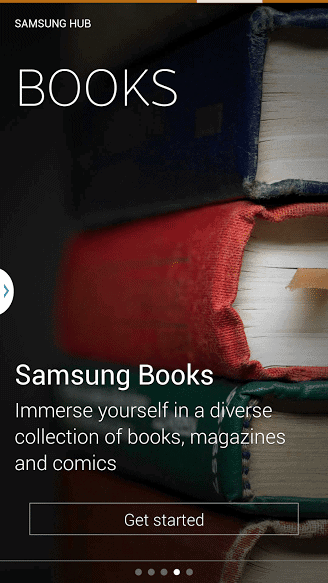 Books on Samsung Hub