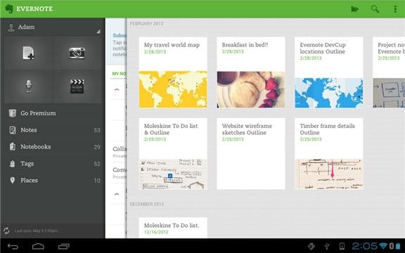 Evernote-Android-App