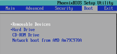 Bios-Boot-Manager-Options