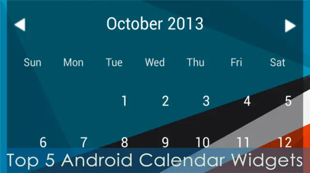 Top-Android-Calendar-Widgets