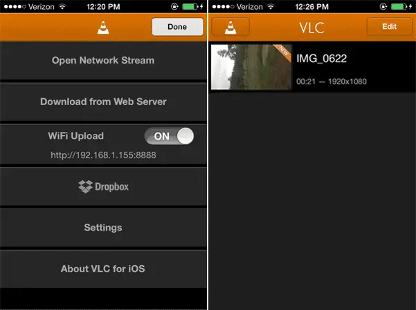 View-files-on-VLC-for-iOS-that-were-sent-over-WIFI