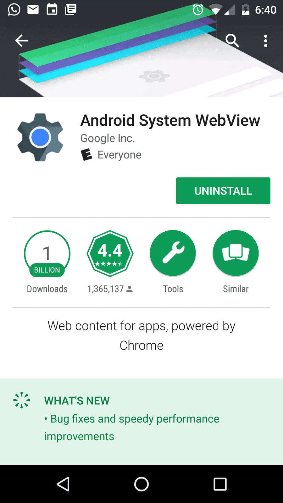 android system webview marshmallow