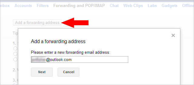 Forward-Gmail-emails-to-a-different-address