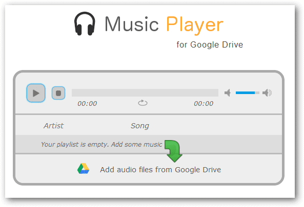 Open the Music Player for Google Drive page Open-the-Music-Player-for-Google-Drive-page