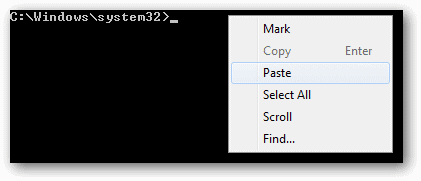Paste-text-in-the-command-prompt