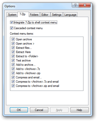 Use-7-Zip-in-Windows-Explorer-from-the-7-Zip-options-tab