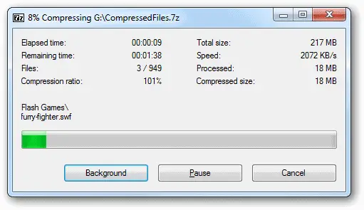 View-the-progress-of-an-archive-compression-in-7-Zip