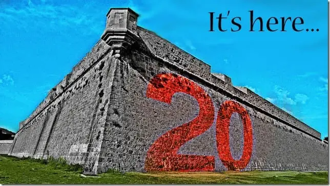red-number-20-on-a-stone-wall