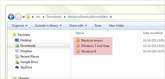 Extract-WindowsShortcutArrowEditor