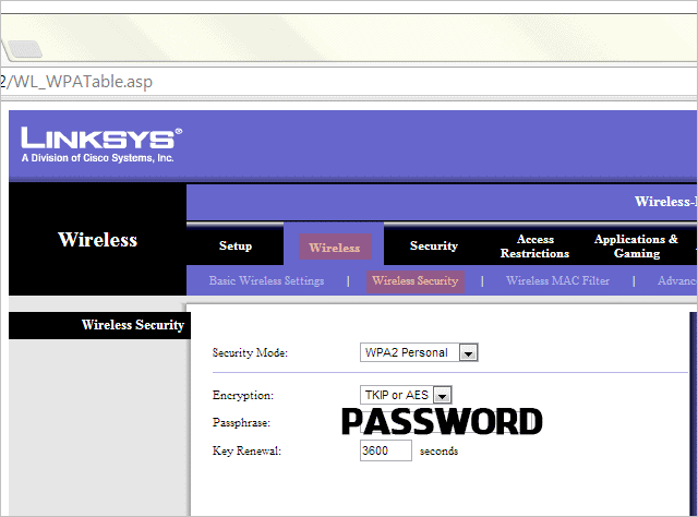 Set-or-change-a-wireless-password-on-a-Linksys-router