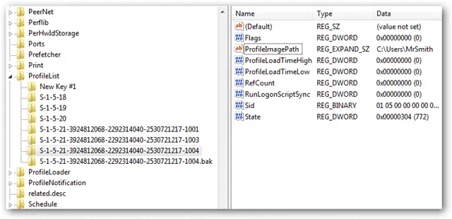 ProfileImagePath-Registry-Value