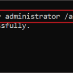 Activate built in administrator account
