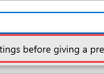 Adjust presentation settings