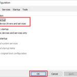 Change startup type to normal
