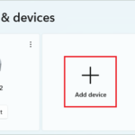 Click on Add a device