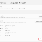 Click on Change formats