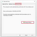 Click on Change settings