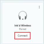 Click on Connect