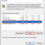 Click on Delete