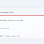 Click on Language & region