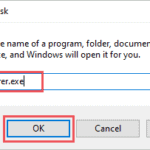 Create a new task to open Windows Explorer