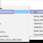 Create new key in Windows