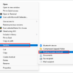 Create shortcut for folder