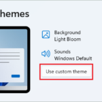 Customize themes