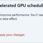 Disable Hardware-Accelerated GPU Scheduling