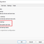 Disable Loading of startup items