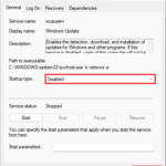 Disable Windows Update service