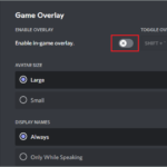 Disable in-game overlay