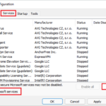 Disable third-party services