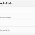 Disable transparency effects and animation