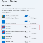 Disable unwanted startup apps