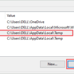 Edit the Temp Variable value