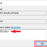 Ensure the account once
