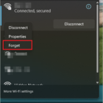 Forget the WiFi network