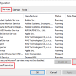Hide all microsoft services